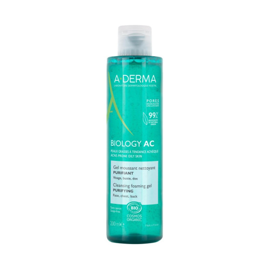 Aderma Biology Gel Moussant Nettoyant Purfiant 200ml