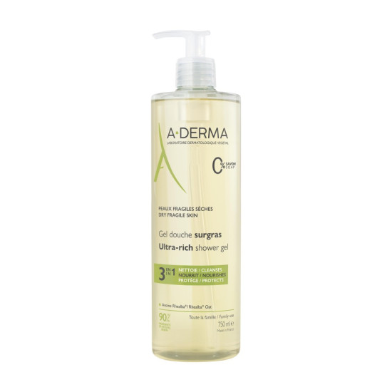 A Derma Gel Douche Surgras 750ml