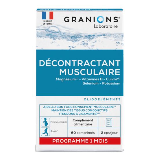 Granions decontractant musculaire cpr b/60