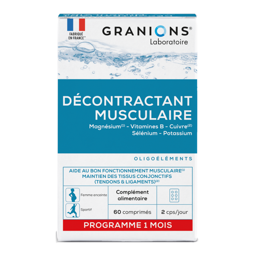 Granions decontractant musculaire cpr b/60