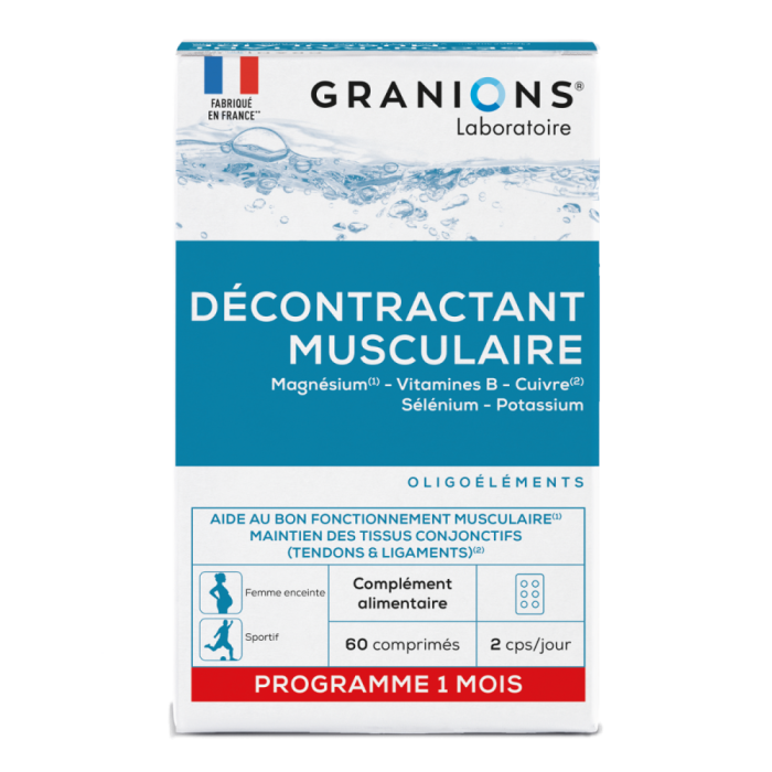 Granions decontractant musculaire cpr b/60