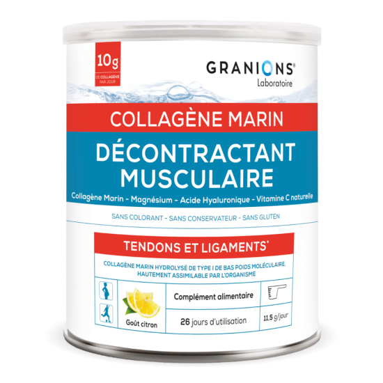 GRANIONS COLLAGENE MARIN DECONTRACTANT MUSCULAIRE