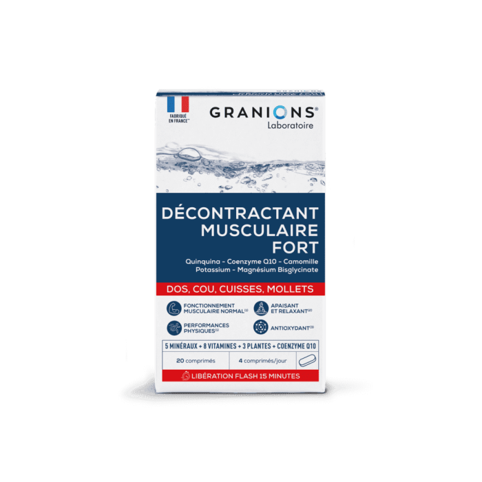 Granions decontractant musculaire fort cpr b/20